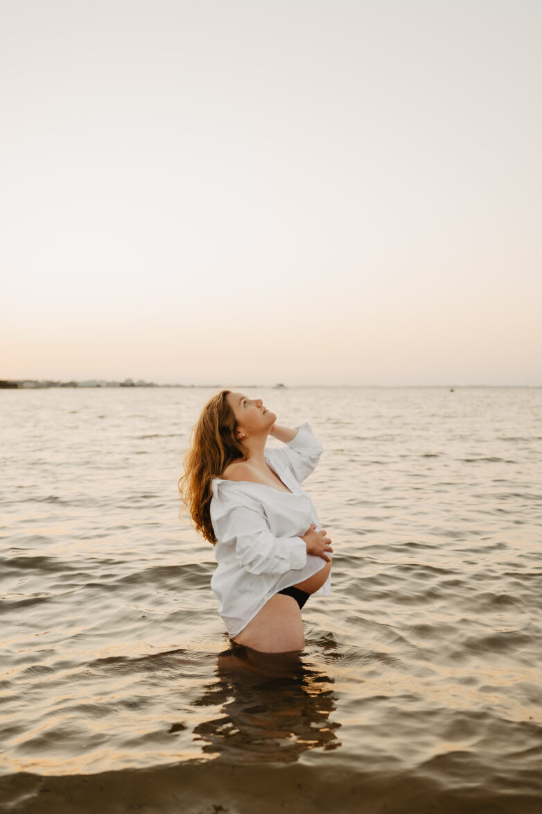 SÉANCE GROSSESSE PAR CLAIRE CREMONESE BASSIN D'ARCACHON